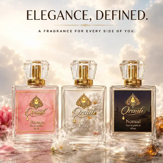 Premium Oraab inspired perfume presentation